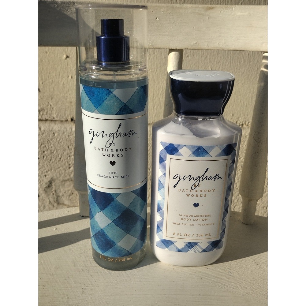 Bath & Body Works Gingham 2pcs Set Mist & Lotion